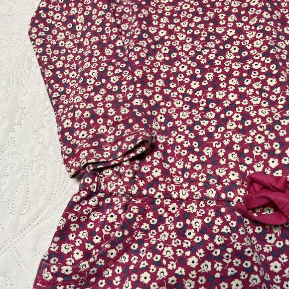 Tea Collection Ditsy Drawstring Dress Size 7 - Picture 3 of 5